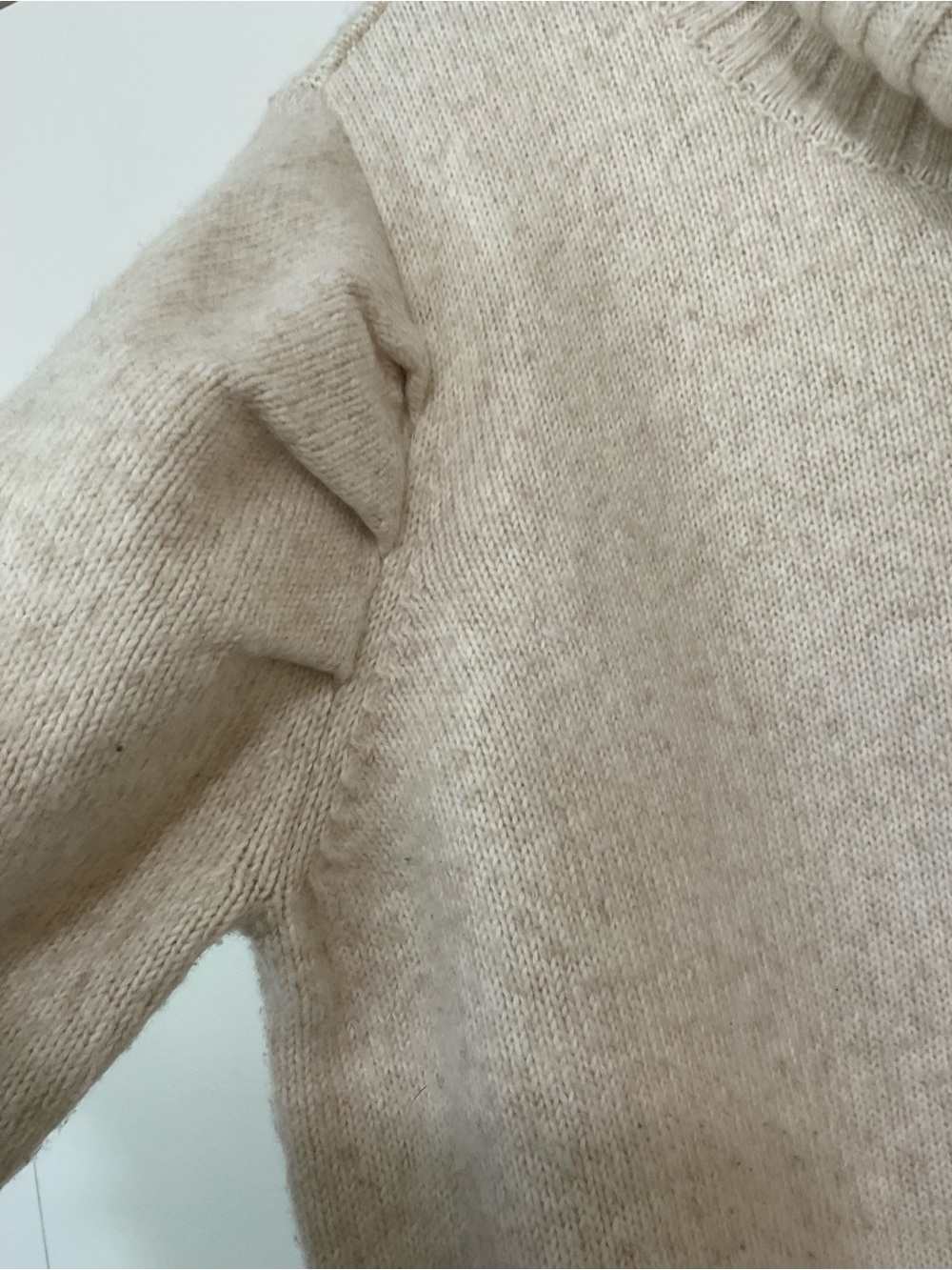 CAbi Cream Cowl Turtleneck Sweater - Picture 3 of 6